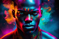 Firefly-tough-black-man-close-up-photographically-detailed-portraitures-explosive-and-chaotic-mov-2